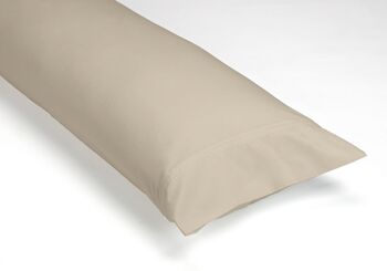 Parure de lit en coton biologique 200 fils, taupe. Lit 135/140 cm (3 pièces) 3