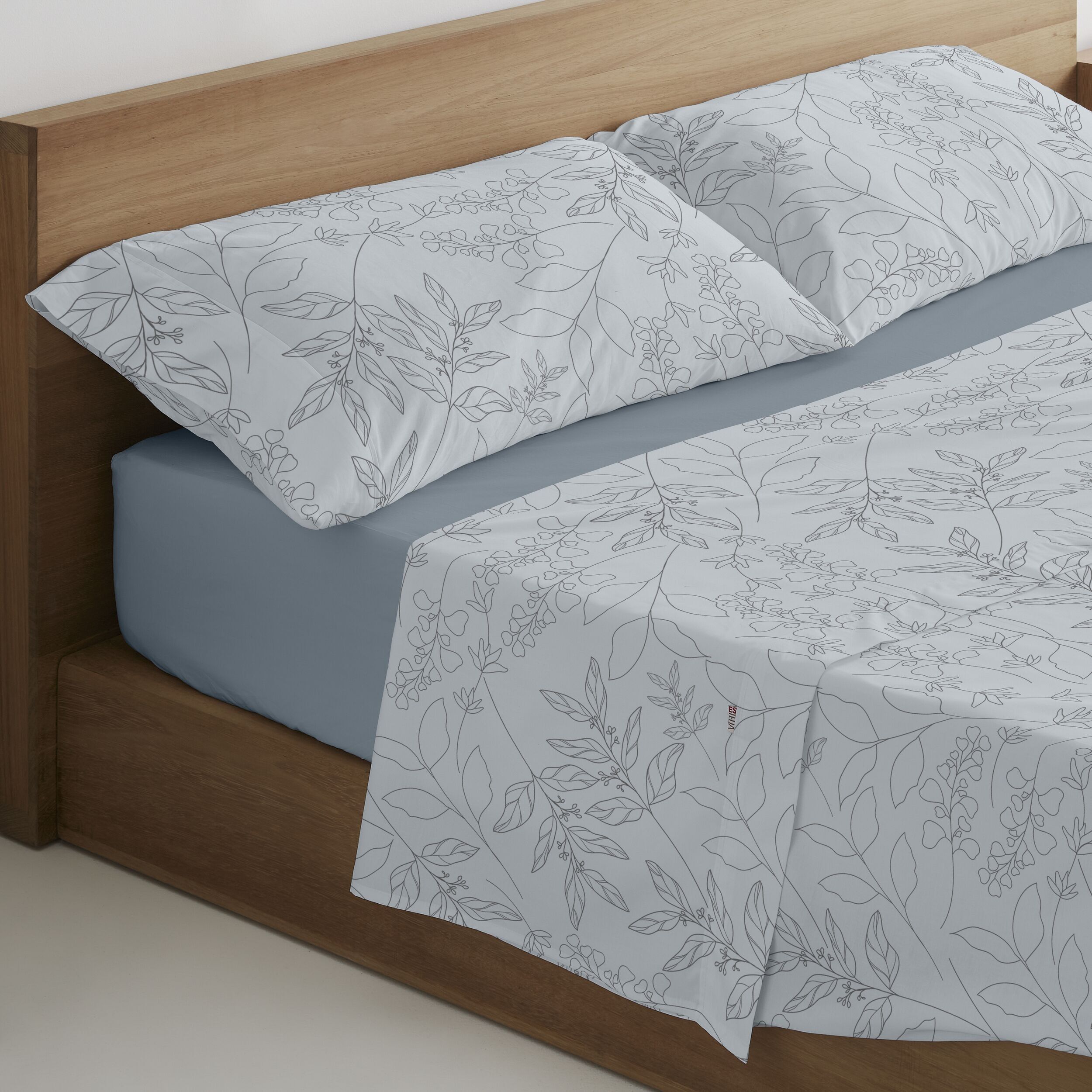 Set di lamiere d'acciaio Circe. Letto da 90 cm. 3 pezzi