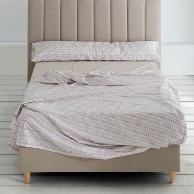 Pink Chloe sheet set. 150 cm bed. 3 pz