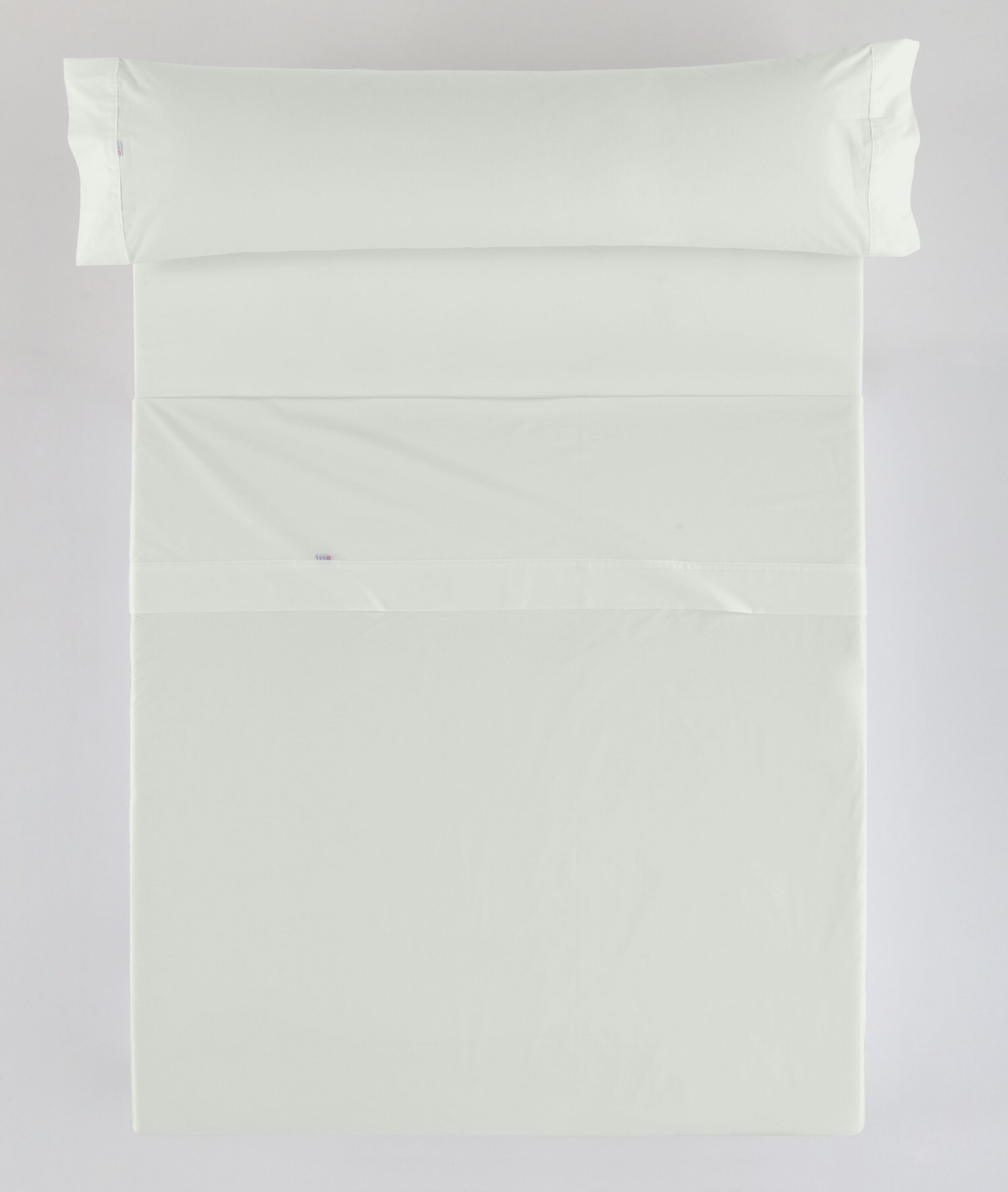 Completo lenzuola bianco sporco - letto 150 (3 pezzi) - 100% cotone - 200 fili