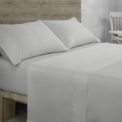 Pearl organic cotton sheet set. Hemstitch finish. 150 cm bed. 3 pz