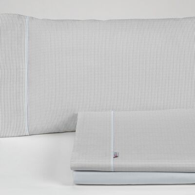Greta pearl color sheet set - 90 bed (3 pieces) - 100% cotton - 200 threads. Weight: 125