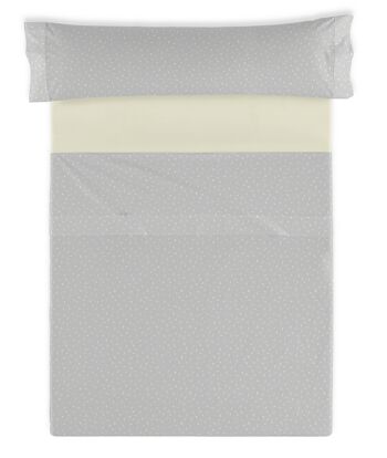 Ensemble de draps Iber couleur perle. Lit de 160 cm. 4 pièces 3