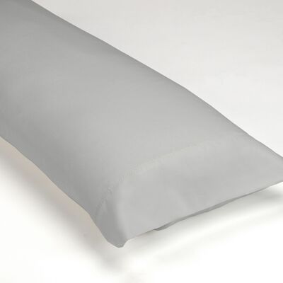 Pack of 2 pearl-colored organic cotton pillowcases. Hemstitch finish.