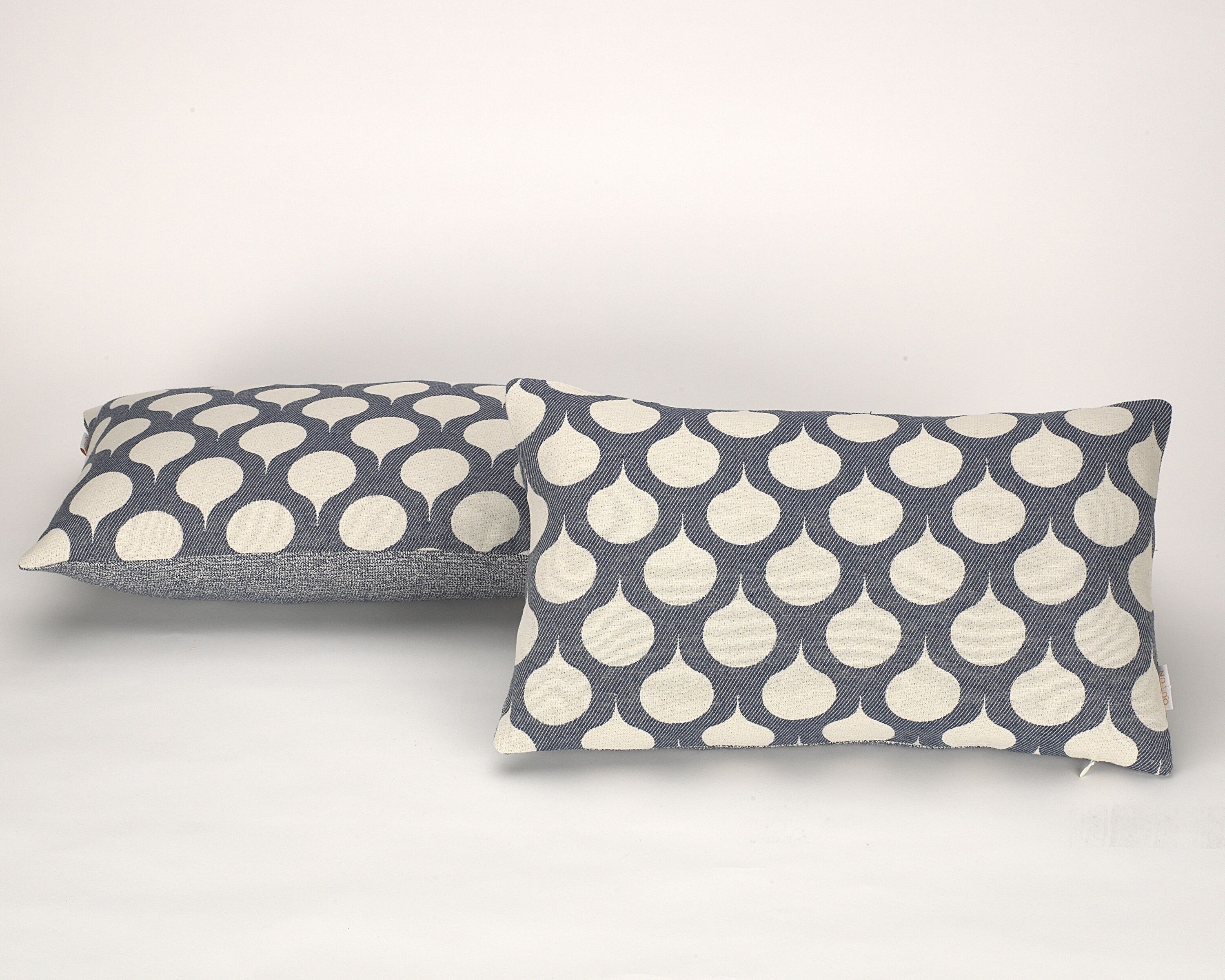 2er-Pack Astún-Kissenbezüge, blau. K82