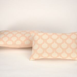 Lot de 2 housses de coussin Astún, rose. K82