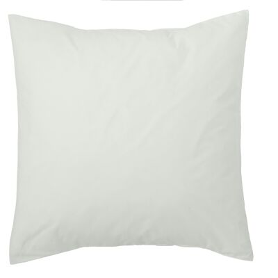 Pack de housses de coussin blanc cassé - 40x40 cm - 100% coton - 200 fils. Poids : 125