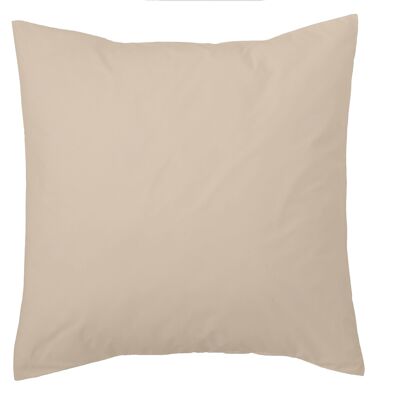 Lot de housses de coussin couleur pierre - 40x40 cm - 100% coton - 200 fils. Poids : 125