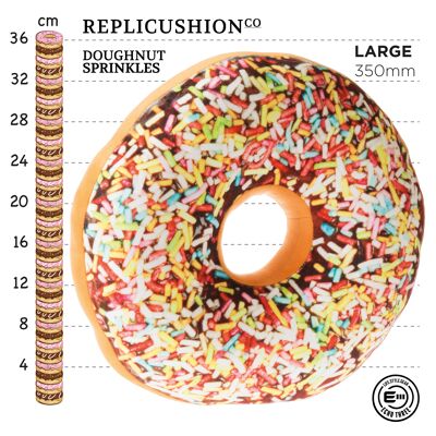 Cojín Donut Sprinkles Toy Pillow - Grande