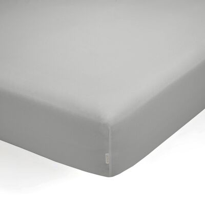 Drap-housse en coton biologique perlé. Lit de 105 cm.