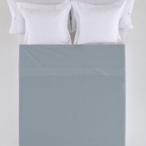 DRAP DE COMPTOIR couleur acier - Lit de 90 100% coton - 200 fils. Poids : 125