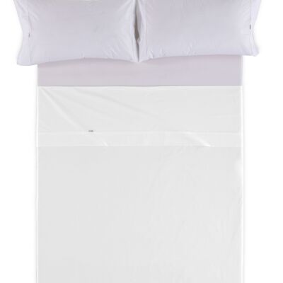 DRAP DE COMPTOIR coloris blanc - Lit de 105 100% coton - 144 fils. Poids : 115