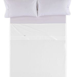 DRAPS DE COMPTOIR coloris blanc - Lit 135/140 100% coton - 144 fils. Poids : 115