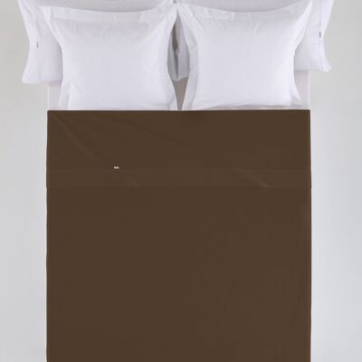 Chocolate color COUNTER SHEET - 135/140 bed 100% cotton - 200 threads. Weight: 125