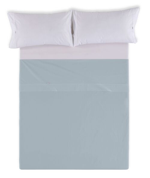SABANA ENCIMERA color plata - Cama de 150/160 100% algodón - 144 hilos. Gramage: 115