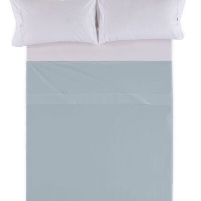 DRAP DE COMPTOIR Argent - Lit de 200 100% coton - 144 fils. Poids : 115