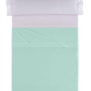 Drap Aqua COMPTOIR - Lit 150/160 50% coton / 50% polyester - 144 fils. Poids : 115