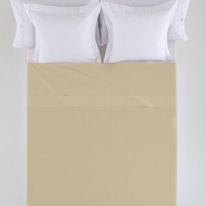 Drap COMPTOIR Camel - Lit 135/140 50% coton / 50% polyester - 144 fils. Poids : 115