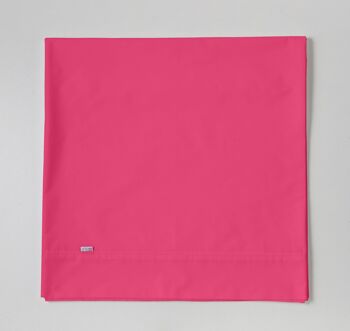 Drap TOP SHEET couleur Bubblegum - Lit 135/140 50% coton / 50% polyester - 144 fils. Poids : 115 2