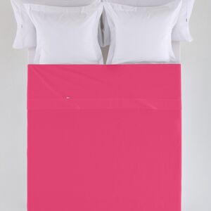 Drap TOP SHEET couleur Bubblegum - Lit 150/160 50% coton / 50% polyester - 144 fils. Poids : 115