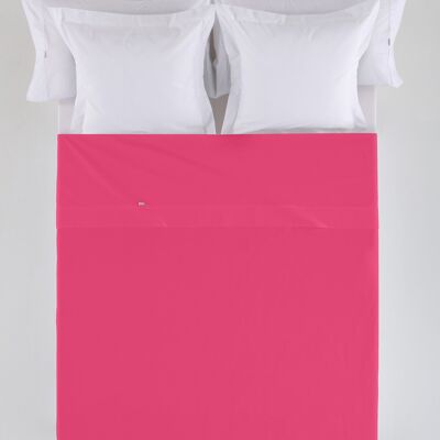 Oberlaken in der Farbe Bubblegum – Bettlaken 180 cm, 50 % Baumwolle / 50 % Polyester – 144 Fäden. Gewicht: 115