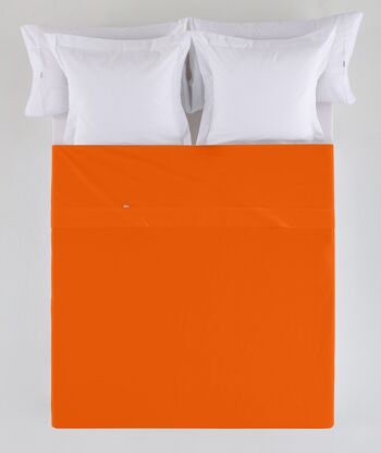 Drap TOP SHEET kaki - Lit 90 50% coton / 50% polyester - 144 fils. Poids : 115 1