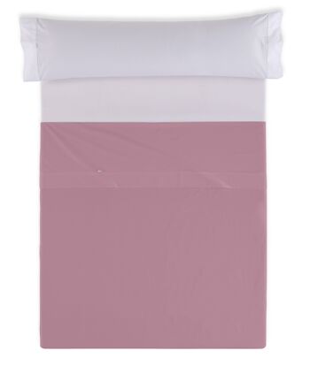 Drap TOP SHEET couleur Quartz - Lit 135/140 50% coton / 50% polyester - 144 fils. Poids : 115 1