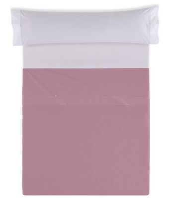 Drap TOP SHEET couleur Quartz - Lit 180 50% coton / 50% polyester - 144 fils. Poids : 115 1