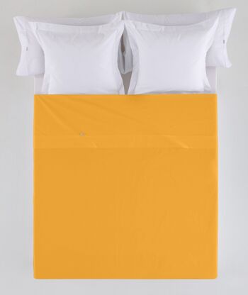 Drap TOP SHEET couleur Maïs - Lit de 105 50% coton / 50% polyester - 144 fils. Poids : 115 1