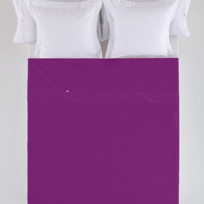 Drap COMPTOIR violet - Lit 135/140 50% coton / 50% polyester - 144 fils. Poids : 115