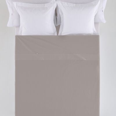 Drap TOP SHEET couleur plomb - Lit de 105 50% coton / 50% polyester - 144 fils. Poids : 115