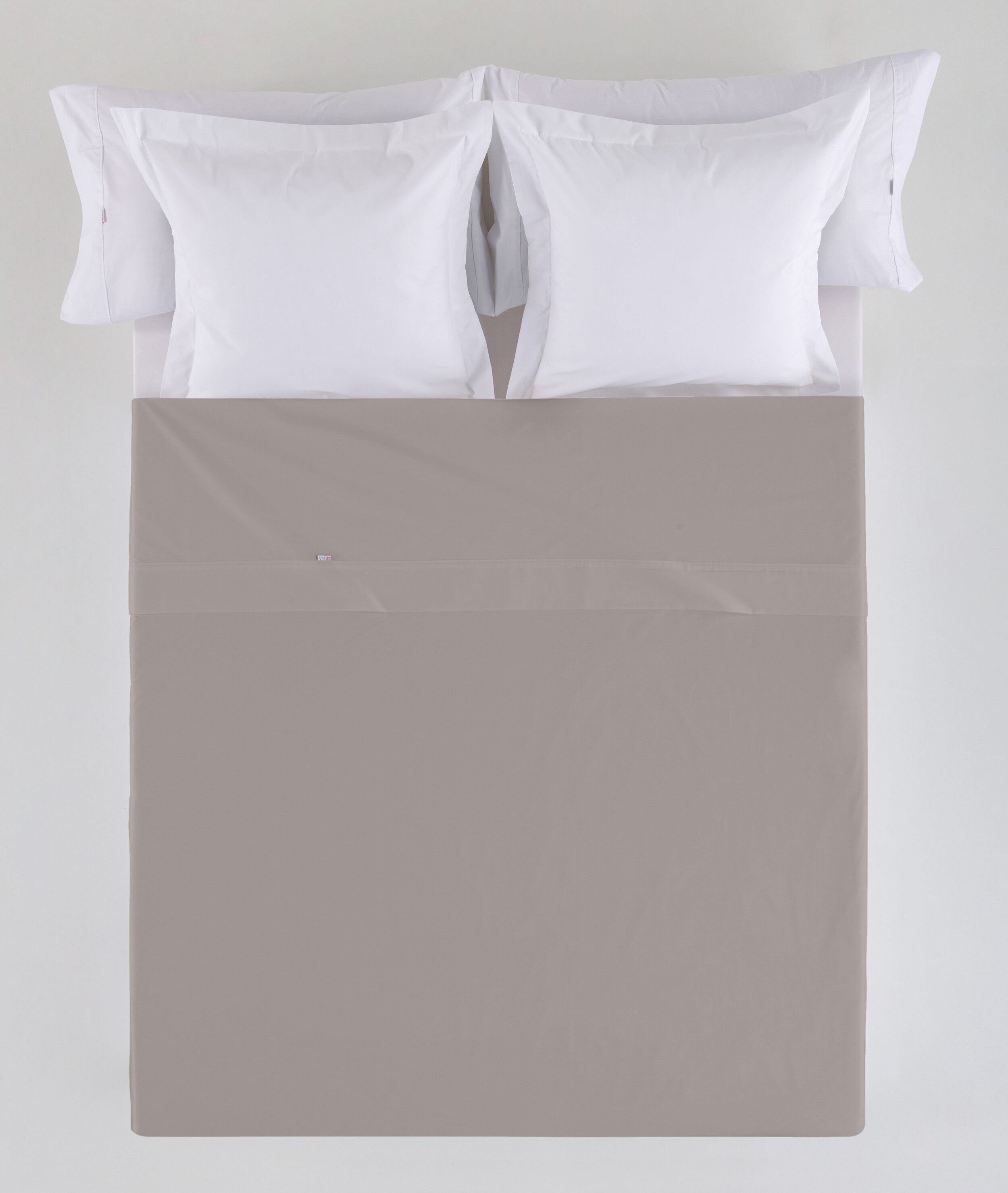 Lenzuolo TOP SHEET color piombo - 135/140 letto 50% cotone / 50% poliestere - 144 fili. Peso: 115