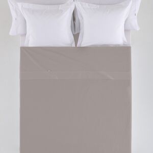 Drap TOP SHEET couleur plomb - Lit 180 50% coton / 50% polyester - 144 fils. Poids : 115