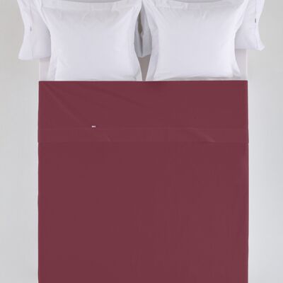 Wine color COUNTER SHEET sheet - Bed of 105 50% cotton / 50% polyester - 144 threads. Weight: 115