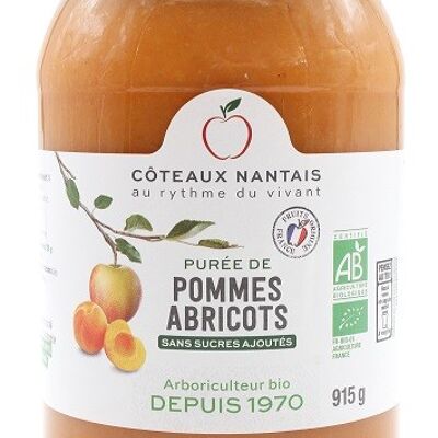 Purée pommes abricots Bio - 915g