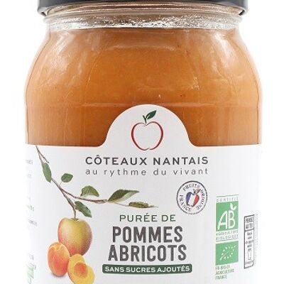 Purée pommes abricots Bio - 915g