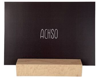 Carte postale "ACHSO" 2