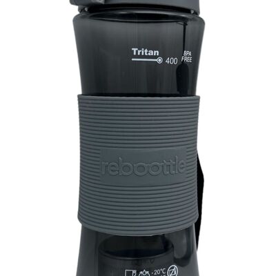 reboottle® TEA BLACK - Flasche für Aufgüsse & mehr