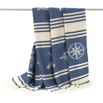 Fouta Maca azul 1