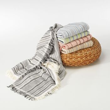 Fouta Salines gris 2