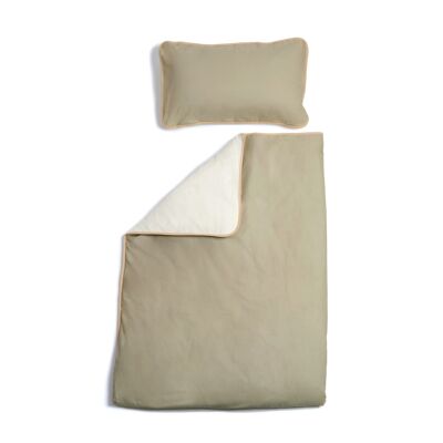 Organic Reversible Toddler Bedding Set