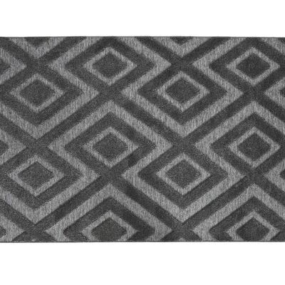 POLYESTER CARPET 175X100X1 350 GSM DARK GRAY TX210516