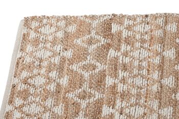 TAPIS COTON JUTE 160X230X1 2000 RÉVERSIBLE TX210121 3