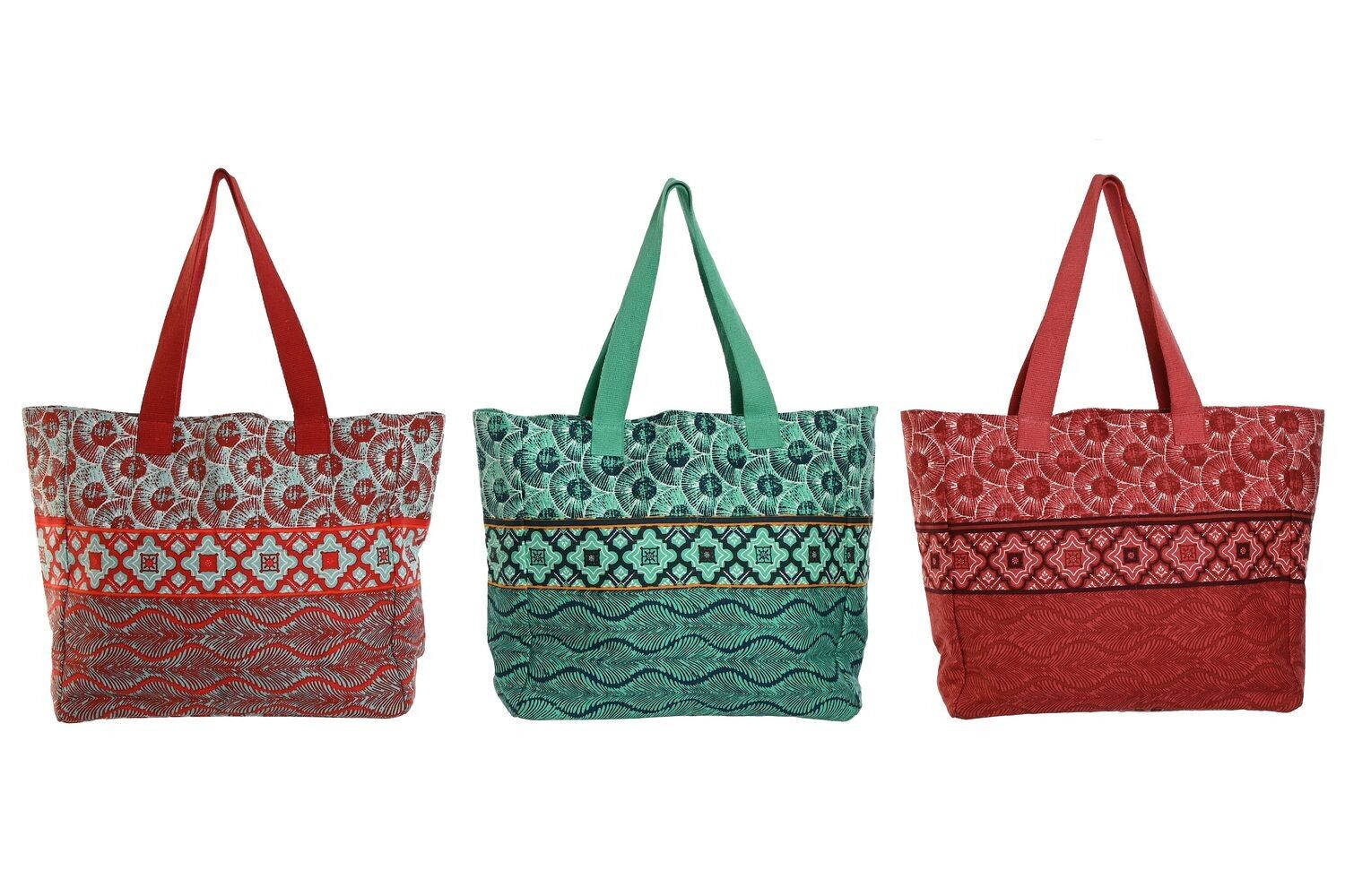 BORSA IN COTONE 55X14X35 CERNIERA 3 ASSORT. BO211431