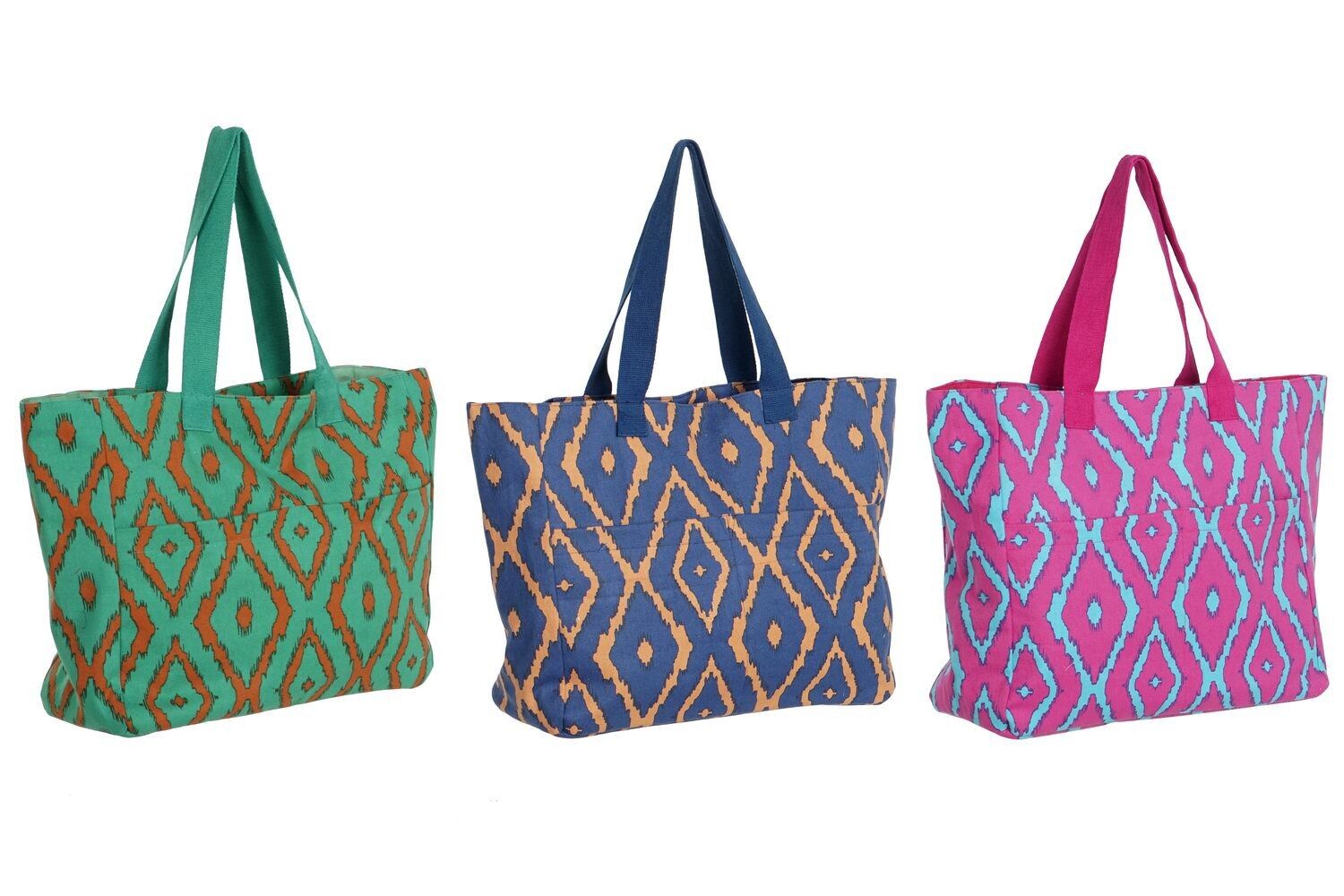 SACCHETTO COTONE POLIESTERE 55X14X35 3 ASSORTIMENTI. BO207489