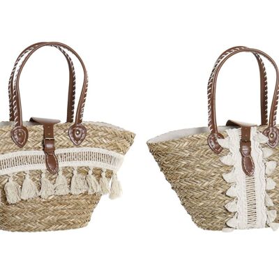 BORSA PU VIMINI 59X16X30 FIBBIA 2 ASSORTIMENTI. BO196191