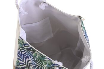 SAC POLYESTER 45X18X42 29 FEUILLES BLEU BO203986 4