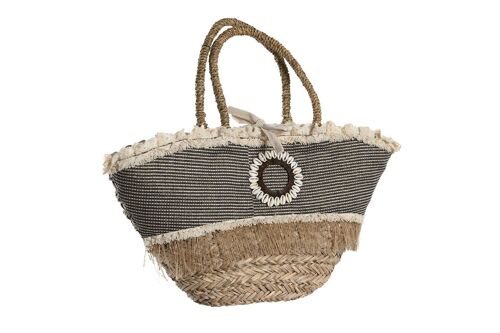 BOLSO SEAGRASS POLIESTER 52X18X50 46800 CONCHAS BO204057