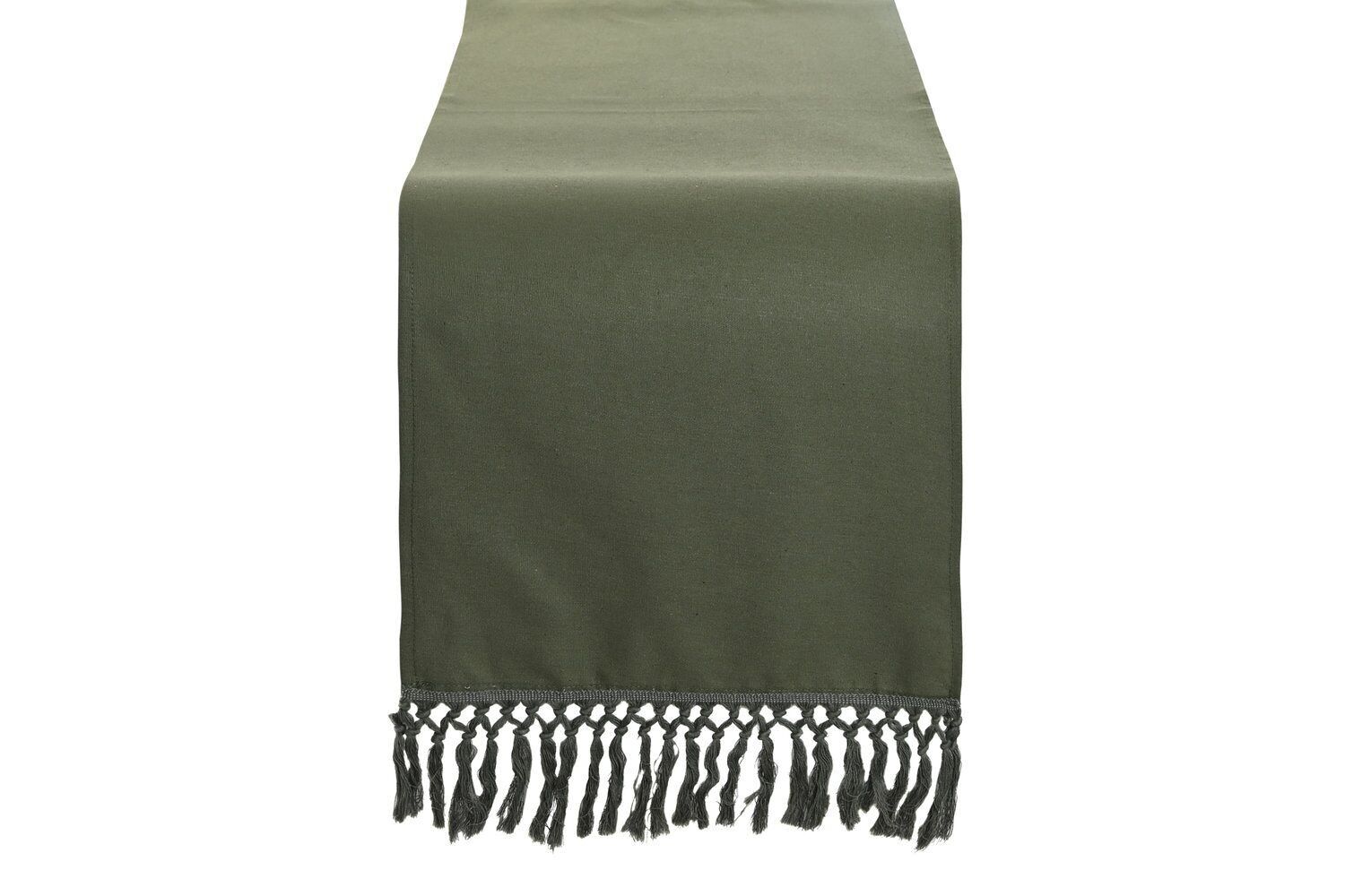 RUOTA DA TAVOLO IN COTONE RICICLATO 40X140 VERDE TX210395