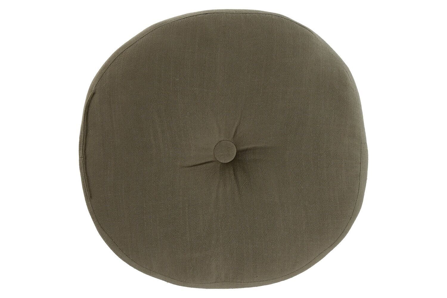 CUSCINO IN COTONE 35X35 ROTONDO VERDE TX213488